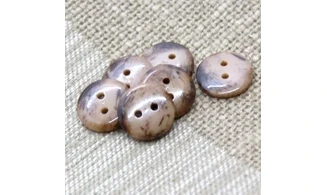 Boutons VINTAGE / 14MM / Brun