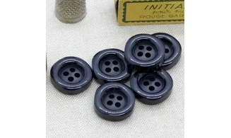 Bouton VINTAGE BLEU / par 6 / 20MM