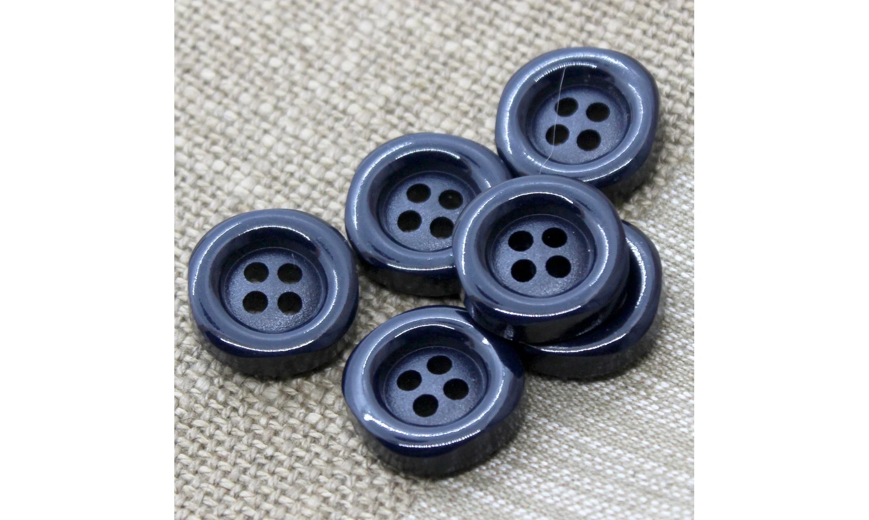 Bouton VINTAGE BLEU / par 6 / 20MM