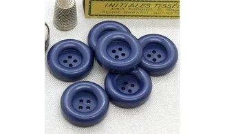 6 boutons / 30MM / Bleu