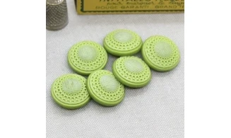6 boutons / 23MM / Vert