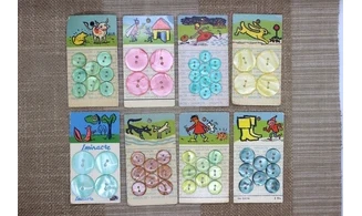 Lot de cartes à boutons - Iminacre N.1