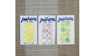 Lot de cartes à boutons - Iminacre N.3