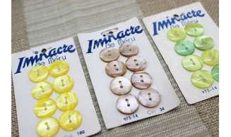 Lot de cartes à boutons - Iminacre N.3