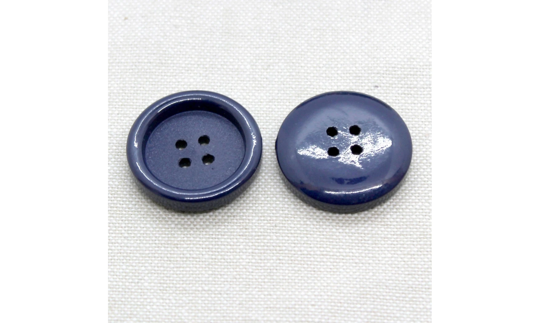 6 boutons / 26MM / Bleu