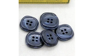 6 boutons / 25MM / Bleu marine