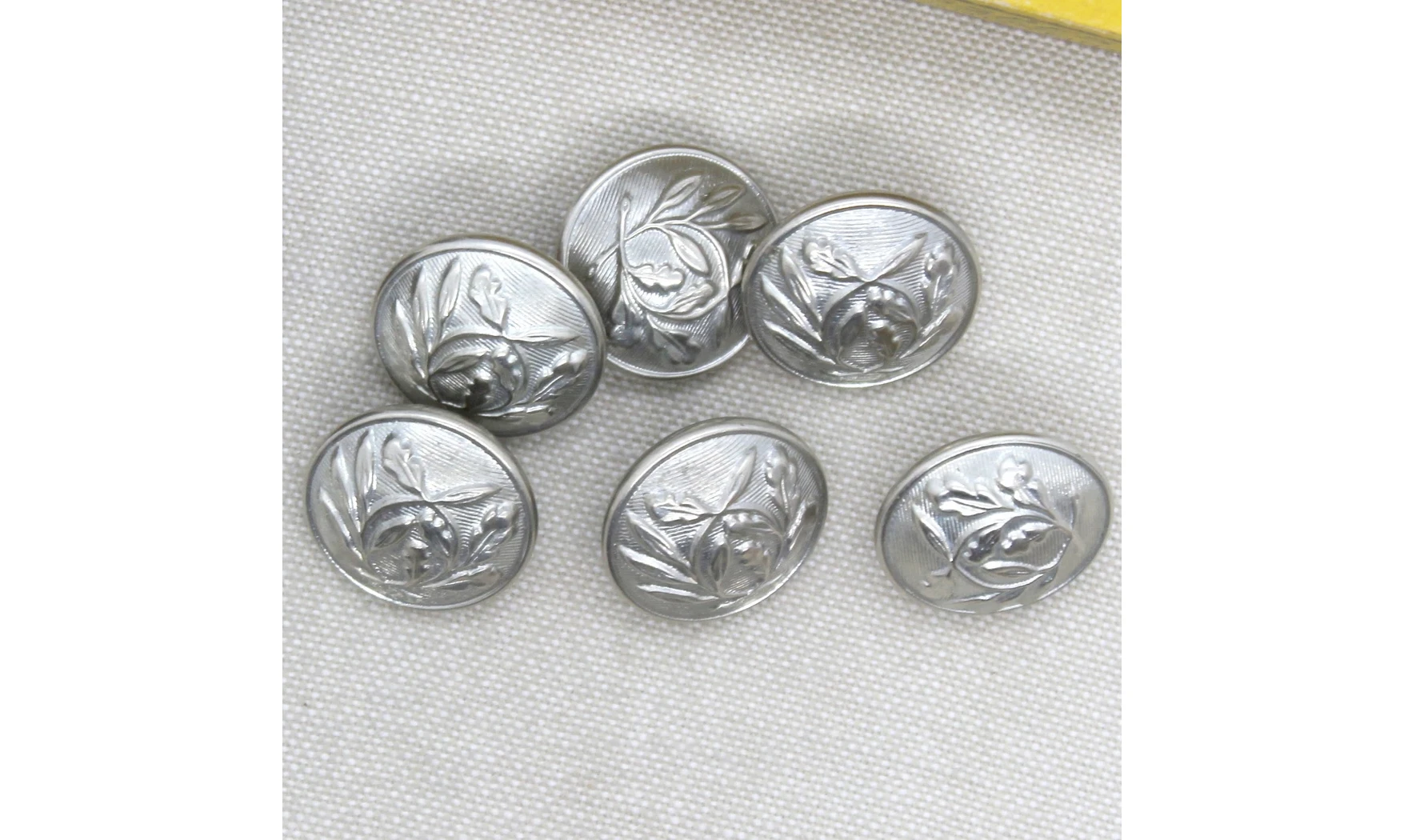 6 boutons / 21MM /Métal Police nationale