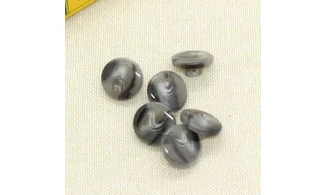 6 boutons / 13MM / Gris