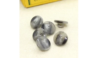 6 boutons / 13MM / Gris