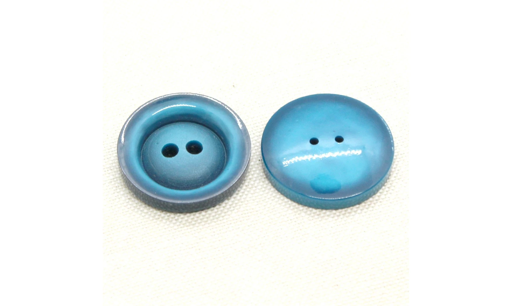 6 boutons / 26MM / Bleu