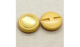 6 boutons / 31MM / Jaune tournesol