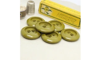 6 boutons / 31MM / Vert kaki