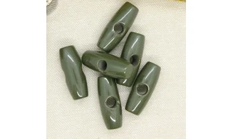 6 boutons / 30MM /Brandebourg Vert Olive