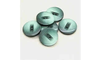 6 boutons / 23MM / Vert dégradé