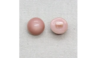 6 boutons / 14MM / Vieux rose Bombé