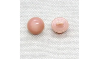 6 boutons / 12MM / Vieux rose Bombé