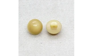 6 boutons / 12MM / Jaune Bombé