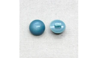 6 boutons / 14MM / Bleu Bombé