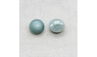 6 boutons / 12MM / Bleu verdatre Bombé