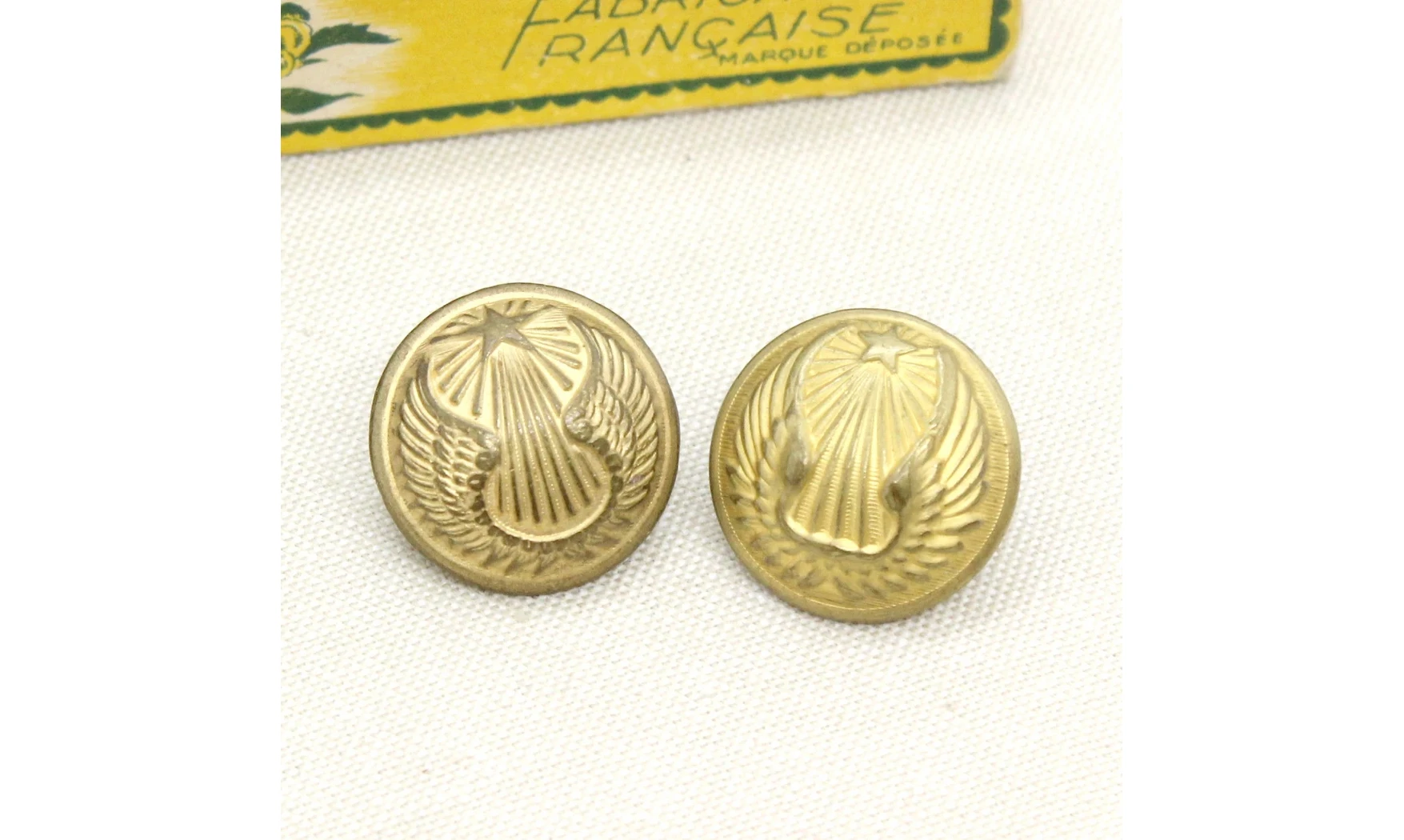 2 boutons / 25MM / Métal Armée de l'air