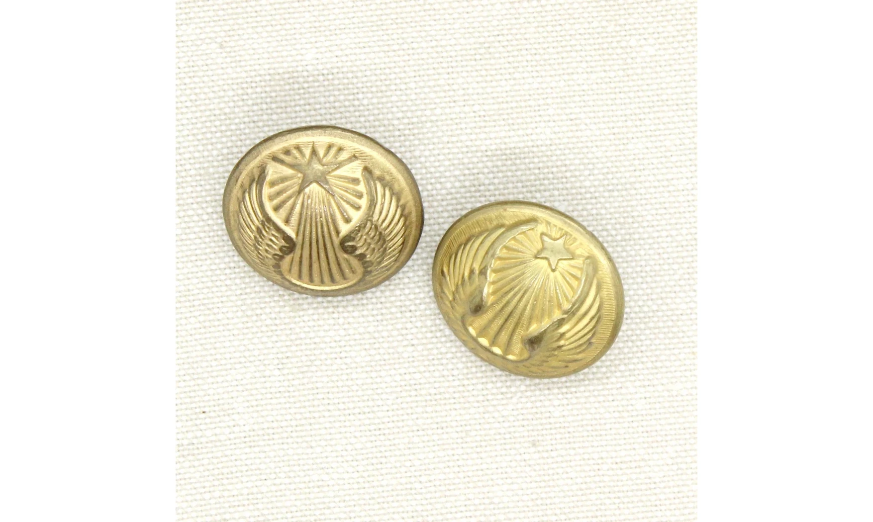 2 boutons / 25MM / Métal Armée de l'air