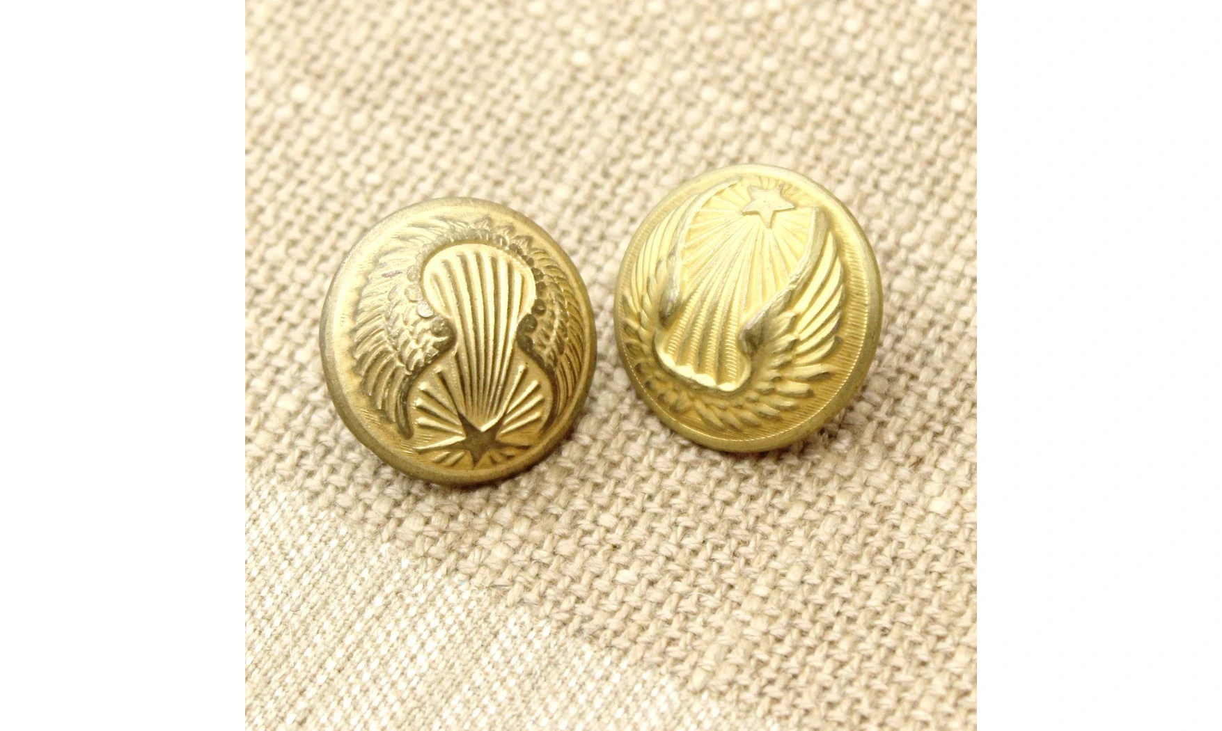 2 boutons / 25MM / Métal Armée de l'air