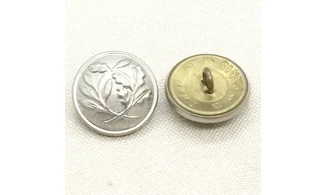 3 boutons / 23MM /Métal Police nationale