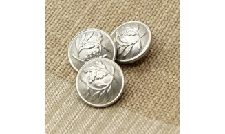 3 boutons / 23MM /Métal Police nationale