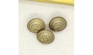 3 boutons / 21MM / Métal Gendarmerie