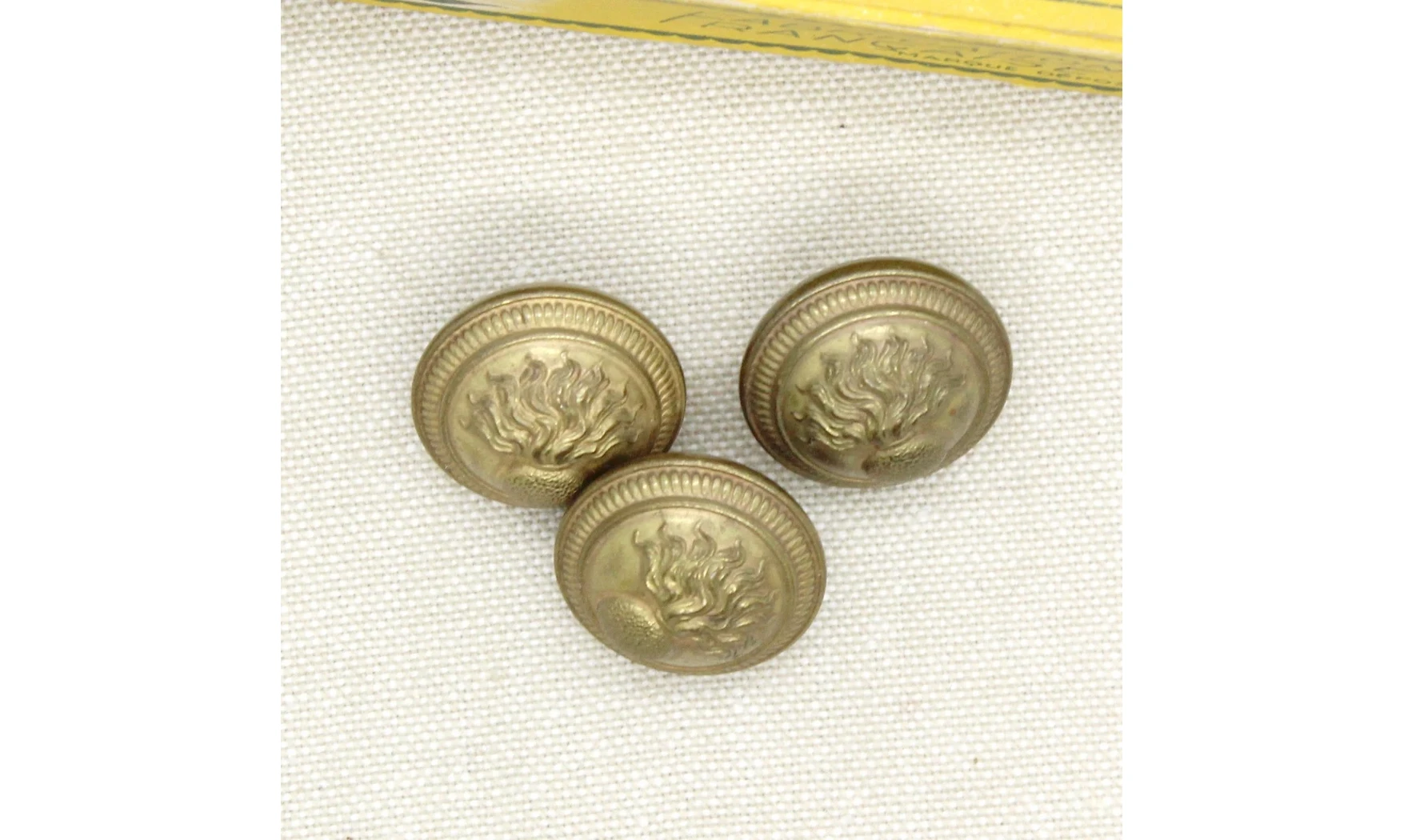 3 boutons / 21MM / Métal Gendarmerie