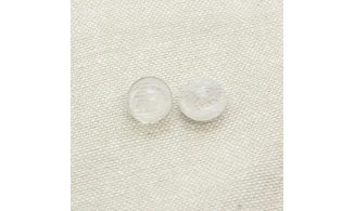 5 boutons / 10MM / Verre transparent