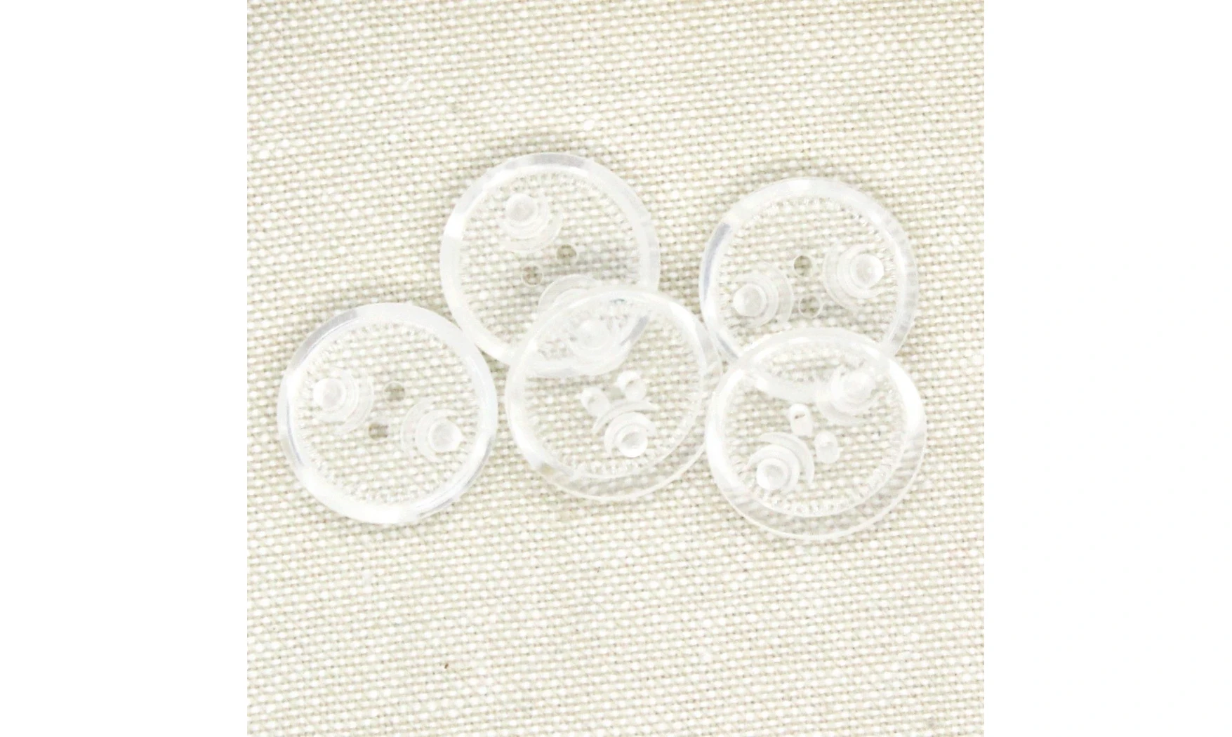 5 Boutons / 18MM / Lucite motif "Rose"