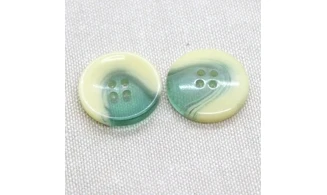 6 Boutons / 22MM / Vert et jaune
