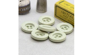 6 Boutons / 22MM / mastic "couture"
