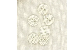 6 boutons / 14MM / Transparent