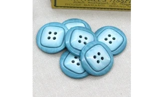 6 boutons / 26MM / Bleu