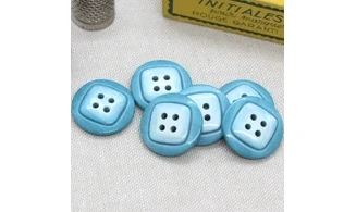 6 boutons / 22MM / Bleu