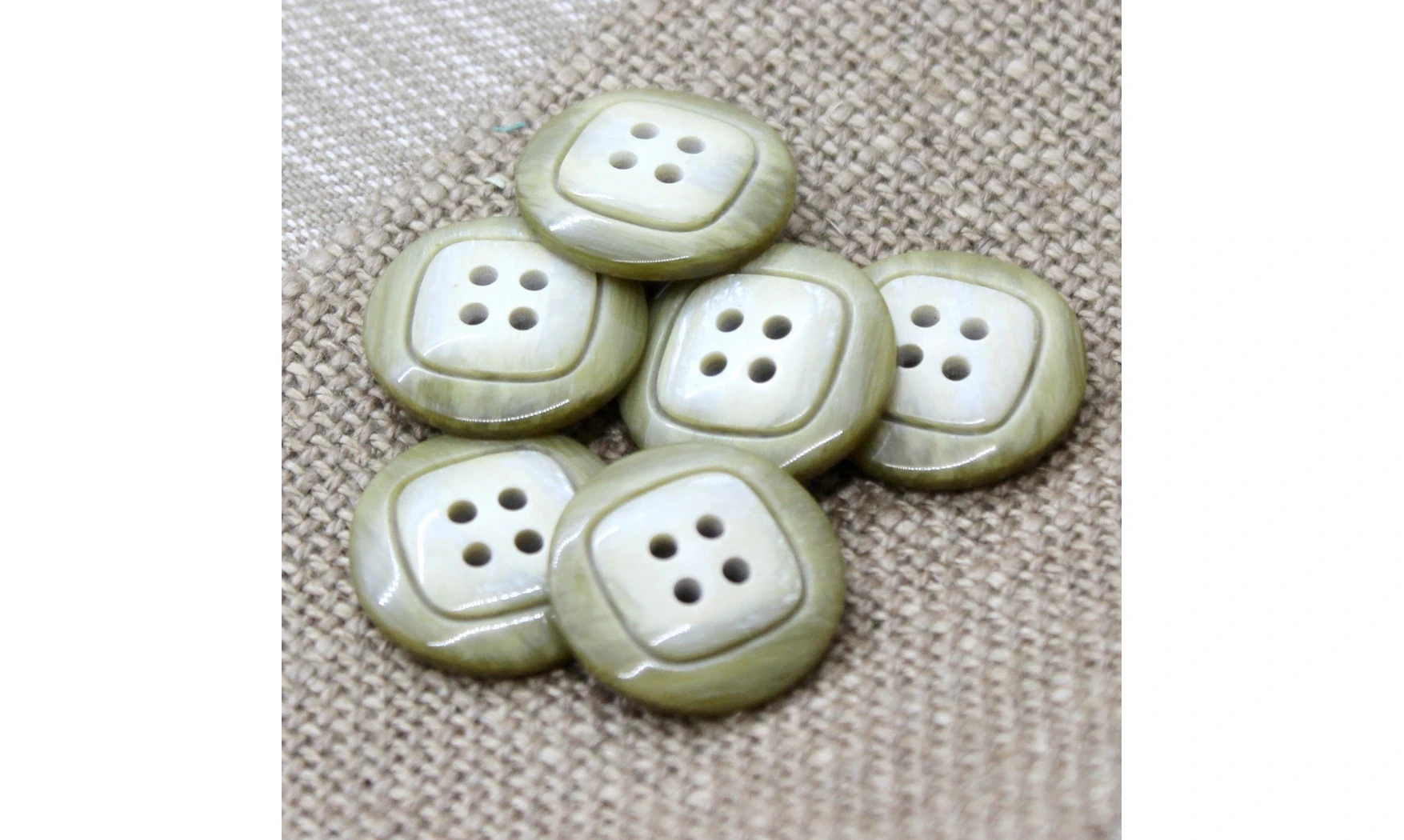 6 boutons / 22MM / Vert