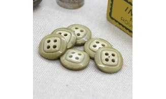 6 boutons / 15MM / Vert