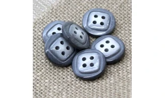 6 boutons / 18MM / Gris