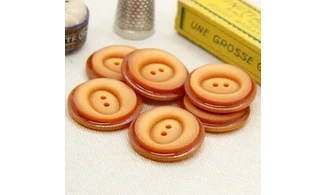 6 Boutons / 26MM / Orange