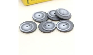6 boutons / 23MM / Gris