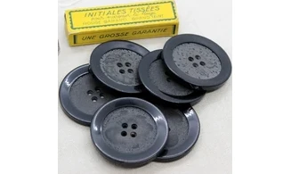 6 Boutons / 50MM / Noir