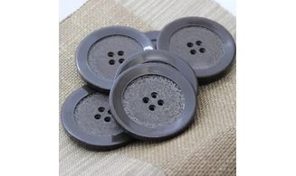 6 Boutons / 50MM / Marron