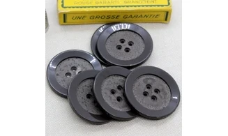 6 Boutons / 39MM / Marron