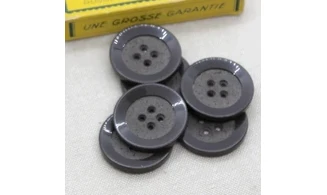 6 Boutons / 30MM / marron