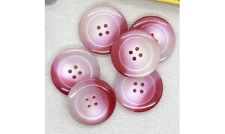 6 boutons / 30MM / Rose dégradé