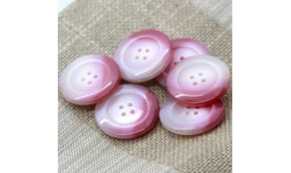 6 boutons / 30MM / Rose dégradé