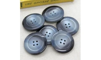 6 boutons / 30MM / Gris bleuté dégradé