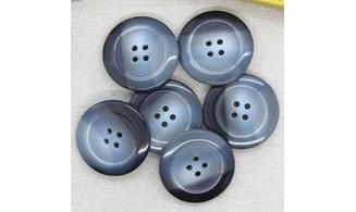 6 boutons / 30MM / Gris bleuté dégradé